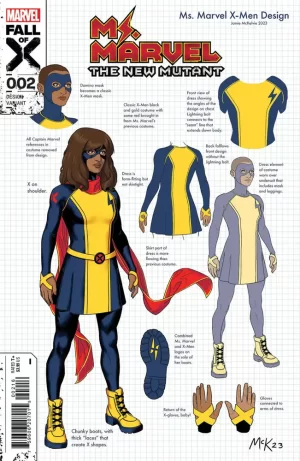 Ms Marvel New Mutant #2 (Jamie McKelvie Design Variant)