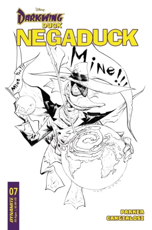 Negaduck #7 (Cover F - (Retailer 10 Copy Incentive Variant) Lee Line Art)