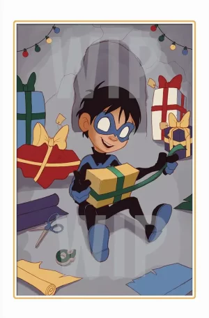 Nightwing #121 (Cover D - Chrissie Zullo DC Winter Wonderland Card Stock Variant)