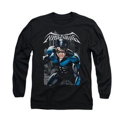 Nightwing DC Comics Shirt A Legacy Long Sleeve Black Tee T-Shirt