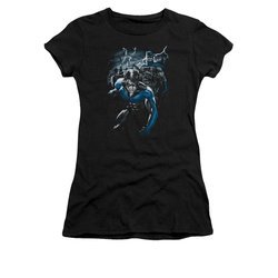 Nightwing DC Comics Shirt Dynamic Duo Juniors Black Tee T-Shirt