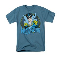 Nightwing DC Comics Shirt Nightwing 2 Adult Slate Tee T-Shirt