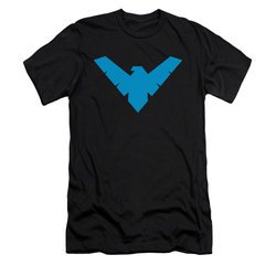 Nightwing DC Comics Shirt Symbol Adult Black Tee T-Shirt