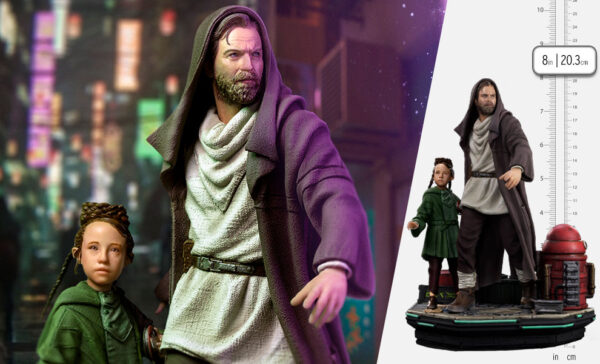 Obi-Wan and Young Leia Deluxe Star Wars 1:10 Scale Statue