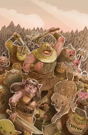 Orcs the Gift #4 (of 4) (Cover C - (Retailer 10 Copy Incentive Variant) Rossydoesdrawings)