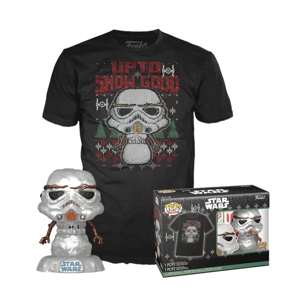 POP&tee Star Wars Holiday Stormtrooper(mt)- Xs