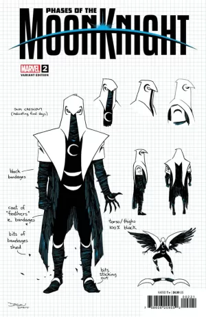 Phases of the Moon Knight #2 (of 4) ( Declan Shalvey Design Variant)