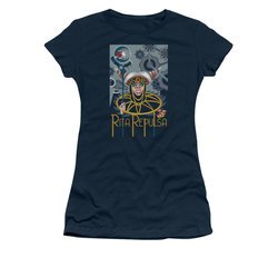 Power Rangers Shirt Juniors Rita Ranger Navy T-Shirt