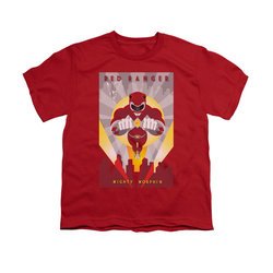 Power Rangers Shirt Kids Red Ranger Red T-Shirt