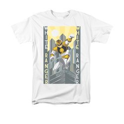 Power Rangers Shirt White Ranger White T-Shirt