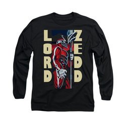 Power Rangers Shirt Zedd Long Sleeve Black Tee T-Shirt