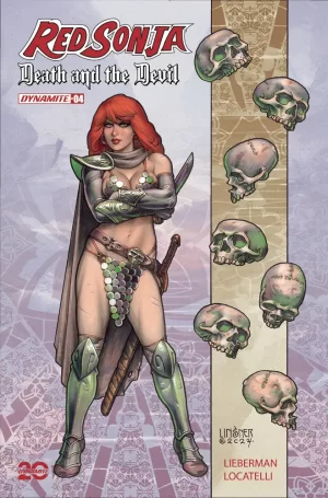 Red Sonja Death and the Devil #4 (Cover A - Linsner)