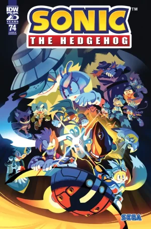 Sonic the Hedgehog #74 (Cover C - 10 Fourdraine)