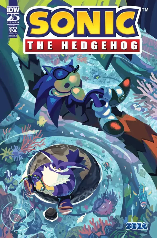 Sonic the Hedgehog Annual 2024 Oneshot (Cover B - Fourdraine)