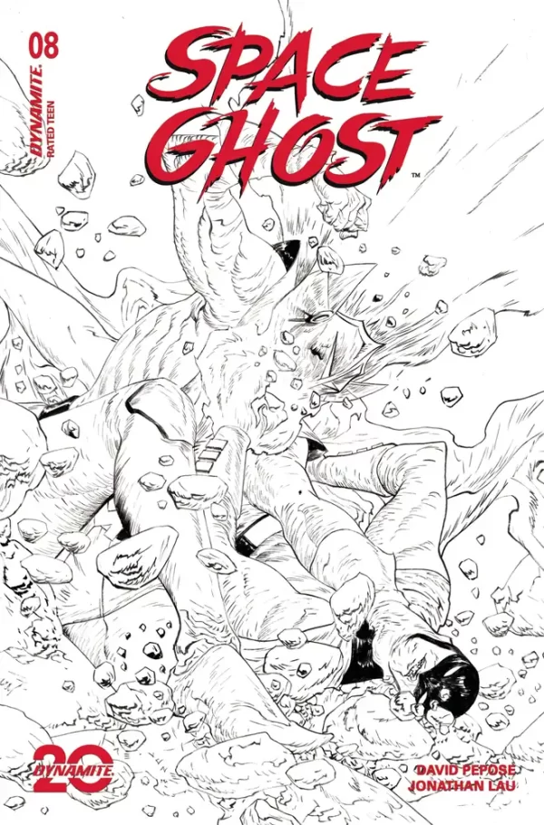 Space Ghost #8 (Cover H - (Retailer 15 Copy Incentive Variant) Lee Line Art)