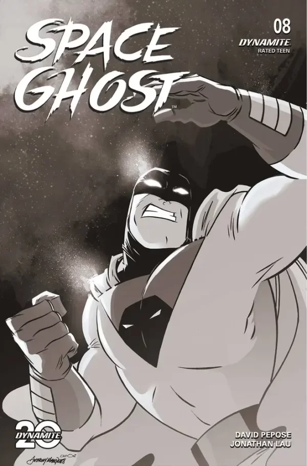 Space Ghost #8 (Cover I - (Retailer 20 Copy Incentive Variant) Marques Line Art)