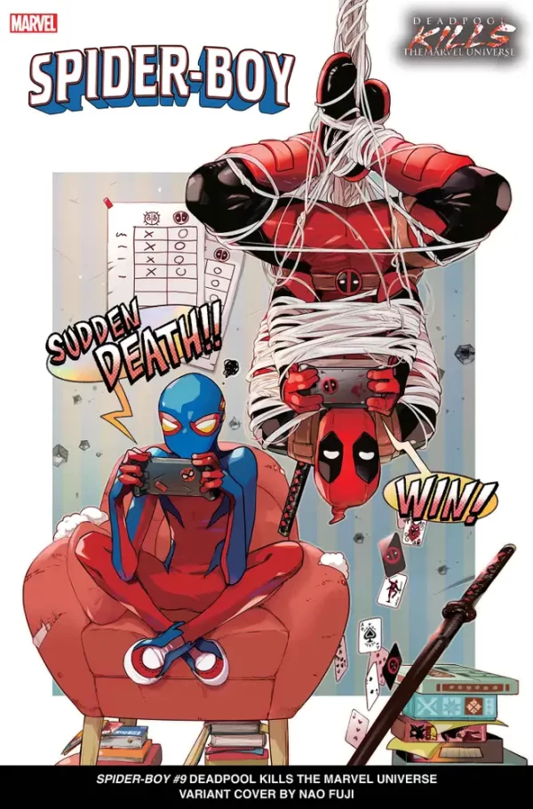 Spider-Boy #9 (Nao Fuji Deadpool Kills Marvel Universe Variant)