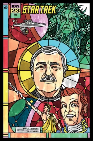 Star Trek #23 (10 Copy Lendl Stained Glass Connect Variant)