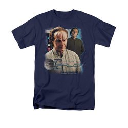 Star Trek - Enterprise Shirt Doctor Phlox Adult Navy Tee T-Shirt