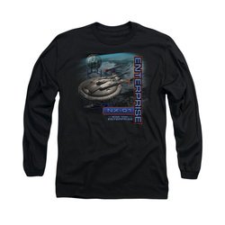 Star Trek - Enterprise Shirt Enterprise NX 01 Long Sleeve Black Tee T-Shirt