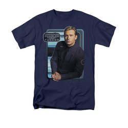 Star Trek - Enterprise Shirt Trip Tucker Adult Navy Tee T-Shirt