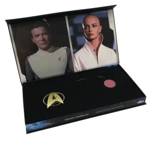 Star Trek Ilia Sensor & Command Insignia Ltd Ed Prop Replica Set