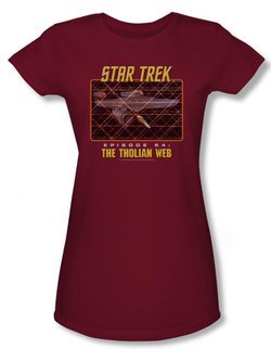 Star Trek Juniors Shirt The Tholian Web Cardinal Tee T-Shirt