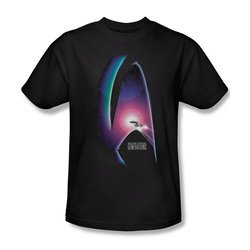 Star Trek - Movies Shirt Generations Adult Black Tee T-Shirt