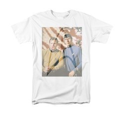 Star Trek Shirt Classic Duo White T-Shirt