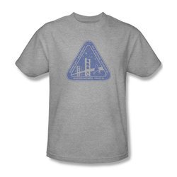 Star Trek Shirt Distressed Logo Athletic Heather T-Shirt