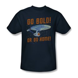 Star Trek Shirt Go Bold Navy T-Shirt