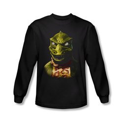 Star Trek Shirt Gorn Bust Long Sleeve Black Tee T-Shirt