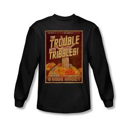 Star Trek Shirt Immune Long Sleeve Black Tee T-Shirt