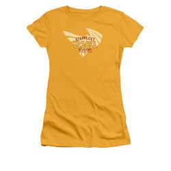 Star Trek Shirt Juniors 2161 Academy Gold T-Shirt