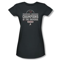 Star Trek Shirt Juniors 2324 Champions Charcoal T-Shirt