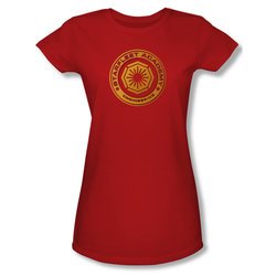 Star Trek Shirt Juniors Engineering Red T-Shirt