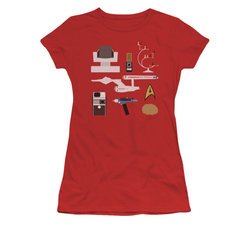 Star Trek Shirt Juniors Gift Set Red T-Shirt