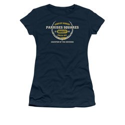 Star Trek Shirt Juniors Parrises Squares Navy T-Shirt