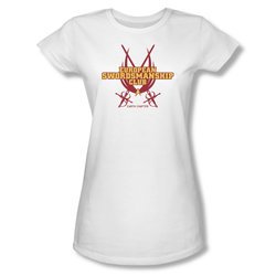 Star Trek Shirt Juniors Swordsmanship White T-Shirt