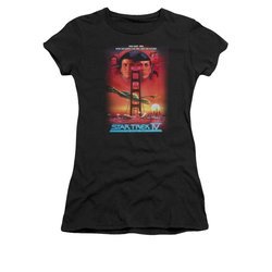 Star Trek Shirt Juniors The Voyage Black T-Shirt