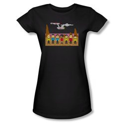 Star Trek Shirt Juniors Tos Trexel Crew Black T-Shirt