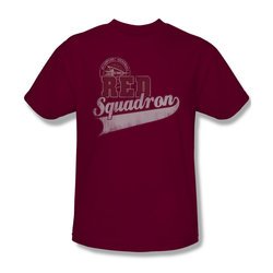 Star Trek Shirt Red Squadron Sports Logo Cardinal T-Shirt