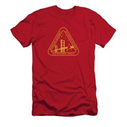 Star Trek Shirt Slim Fit Academy Logo Red T-Shirt