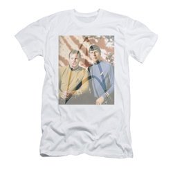 Star Trek Shirt Slim Fit Classic Duo White T-Shirt