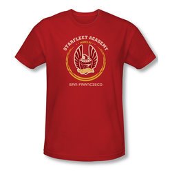 Star Trek Shirt Slim Fit Heraldry Red T-Shirt