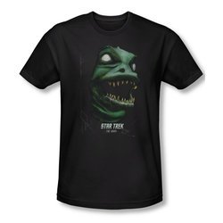 Star Trek Shirt Slim Fit The Gorn Black T-Shirt