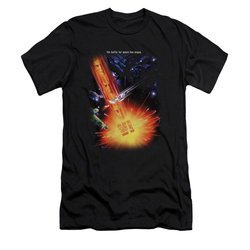 Star Trek Shirt Slim Fit Undiscovered Black T-Shirt