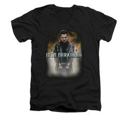 Star Trek Shirt Slim Fit V-Neck Darkness Harrison Black T-Shirt