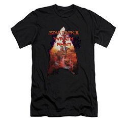 Star Trek Shirt Slim Fit Wrath Of Khan Black T-Shirt