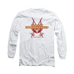 Star Trek Shirt Swordsmanship Long Sleeve White Tee T-Shirt